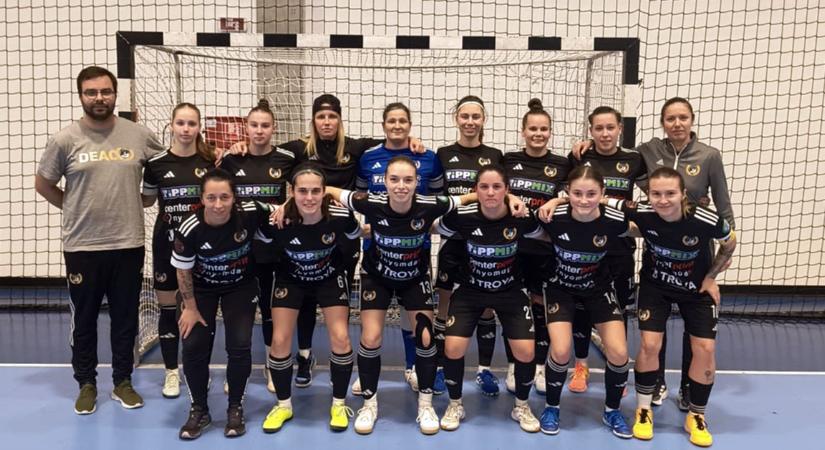 A szezon eddigi legszorosabb meccsét is behúzták a DEAC női futsalosai