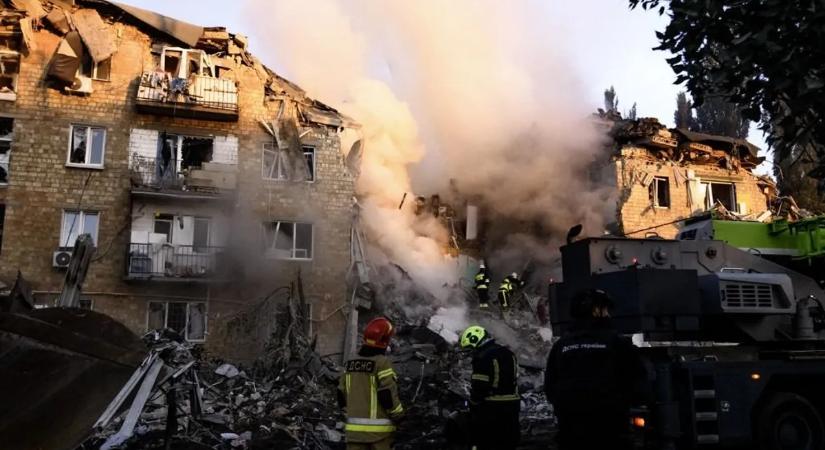 Hatalmas orosz dróntámadás rázta meg este Harkovot