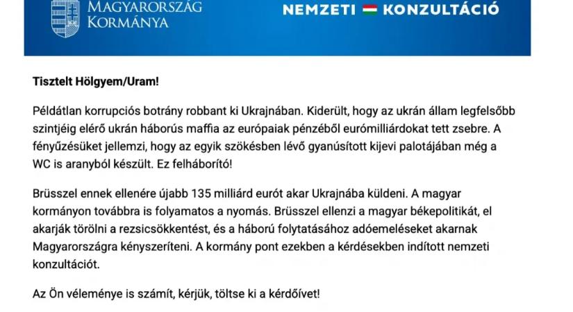 Az ukrán háborús maffiáról tájékoztat ezúttal a kormány a vakcinainfós emailcímeken