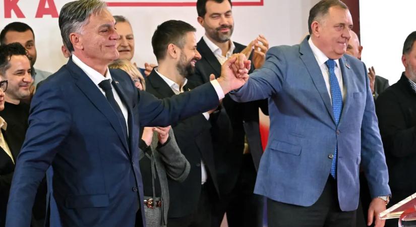 Dodik szeparatista szövetségese nyerte az elnökválasztást a boszniai Szerb Köztársaságban