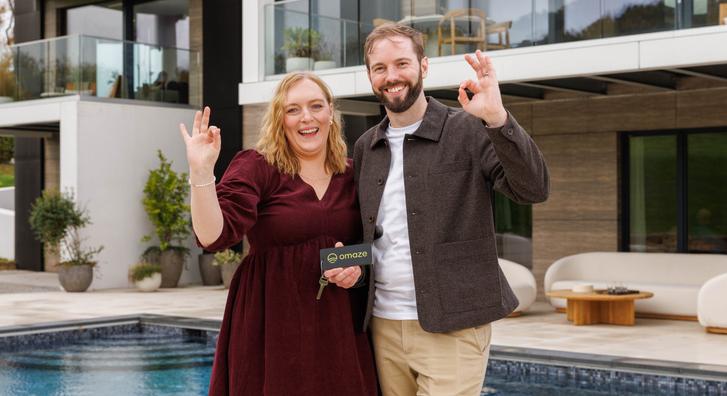 Álomotthont nyert a fiatal házaspár