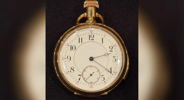 800 millió forintért kelt a Titanic egyik leggazdabb utasának zsebórája