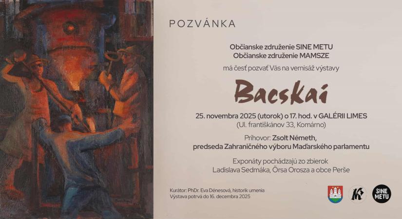 Bacskai címmel emlékkiállításra készülnek a Limes Galériában