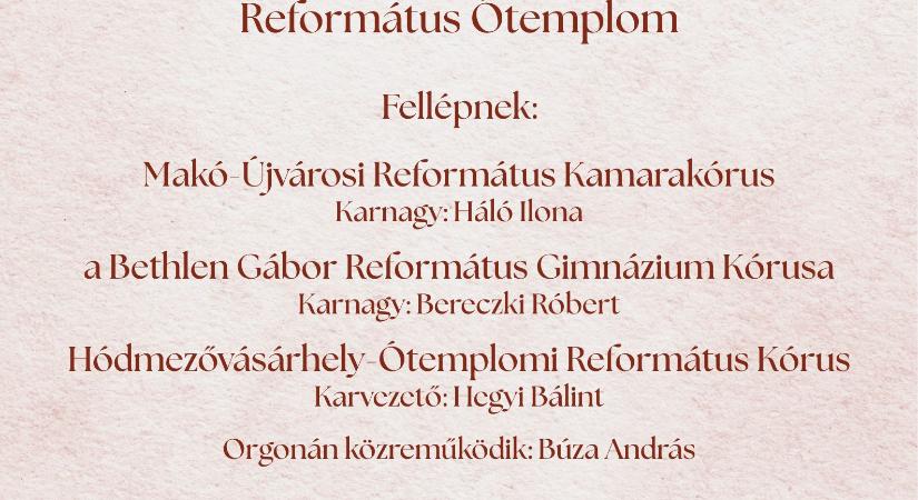 Adventi kórushangverseny az Ótemplomban