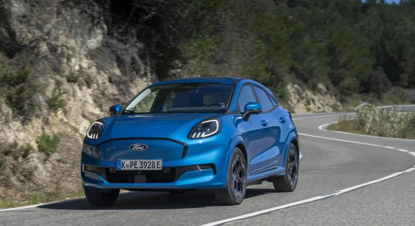 Fontos frissítést kapott a villanyos Ford Puma! Ennyit tudhat az új változat egy töltéssel!