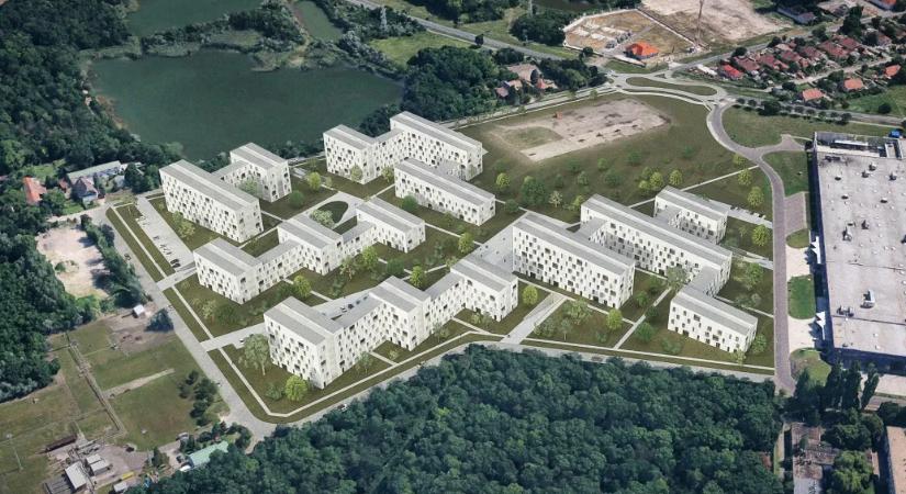 Erős kormányzati rásegítéssel és önkormányzati aggodalmak között épül a 100 milliárd forintos lakópark Szegeden