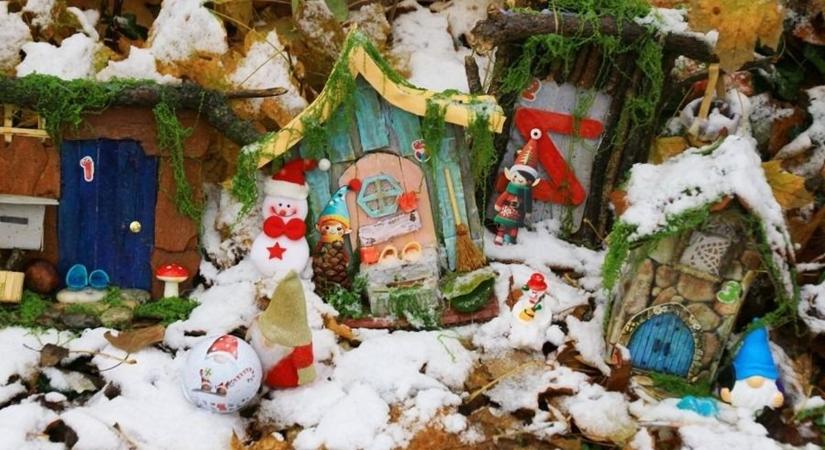 Kristóf manóajtói, házikói nem roppantak meg még a hó súlya alatt sem - Galéria