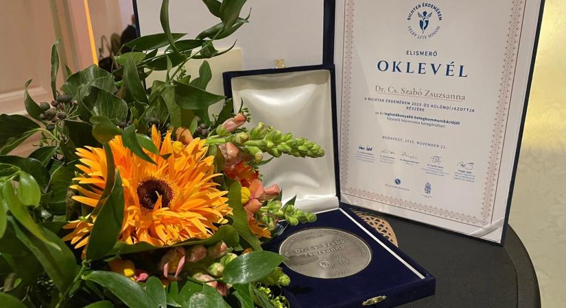 Richter Érdemérem 2025: kilenc háziorvos kapott elismerést – külön díjjal tüntették ki a vásárhelyi Dr. Cs. Szabó Zsuzsannát