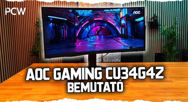 Az AOC GAMING CU34G4Z körbeölel és nem ereszt