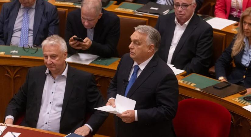 Orbán Viktor nem várt tovább, bement az azonnali kérdések órájára