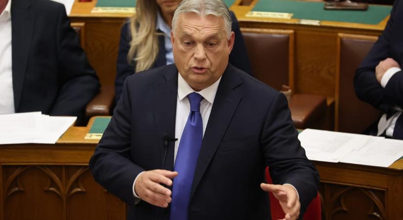 Orbán Viktor válaszol a parlament azonnali kérdések órájában