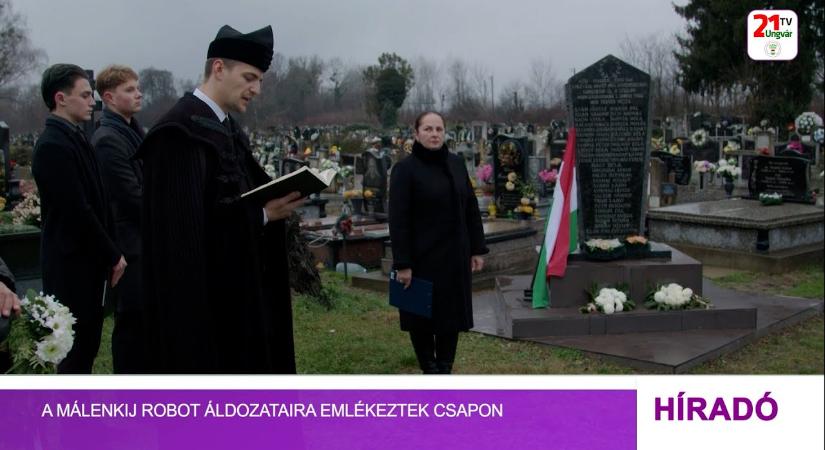 A málenkij robot áldozataira emlékeztek Csapon (videó)