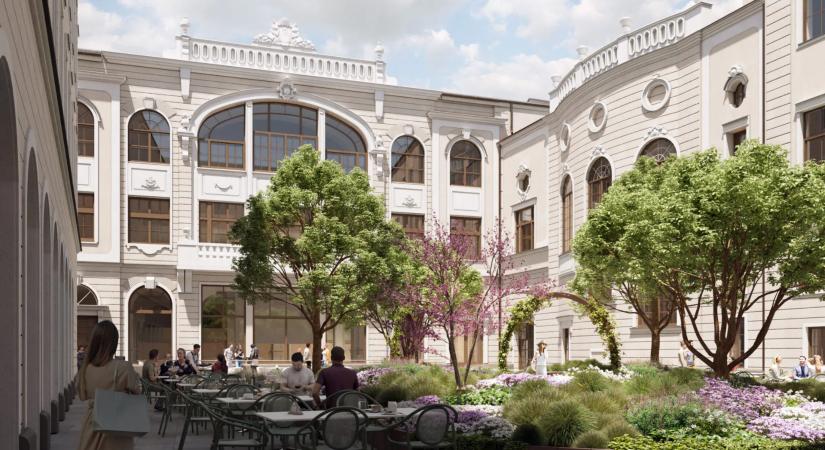 Javában zajlik az egykori Korona Szálló felújítása Miskolcon