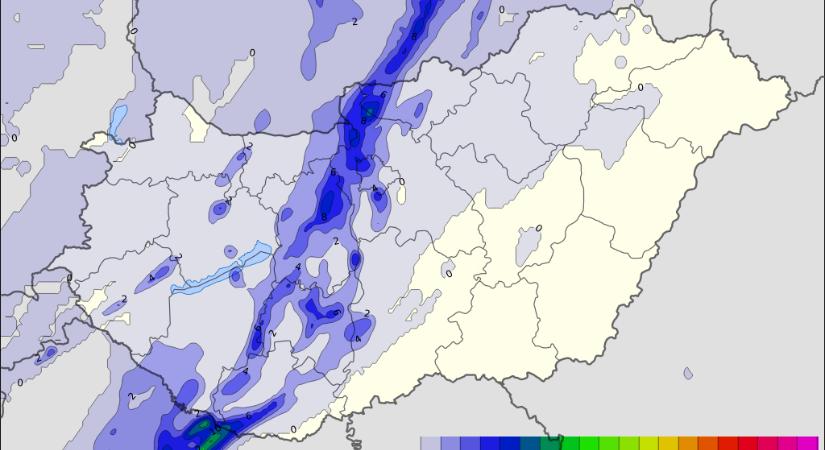 Térképen mutatjuk, hol lesz kiadós eső, óráról órára