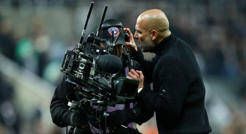 Guardiola összebalhézott egy operatőrrel, most bocsánatot kért