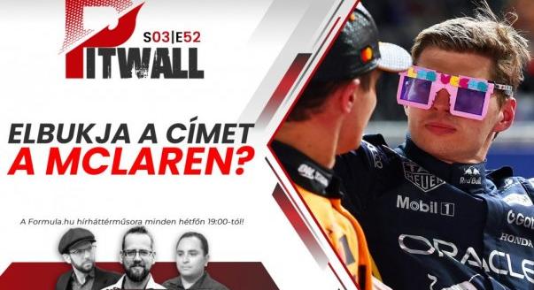 Pitwall: Elbukja a címet a McLaren?