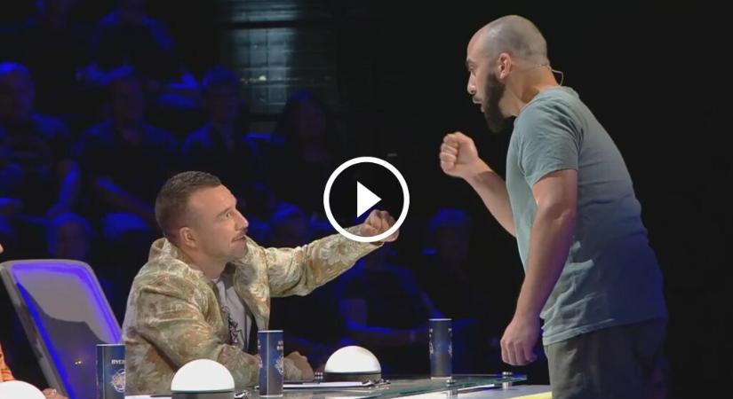 „Te gyáva alak, azt hitted, ide nem követlek?” – Egymásnak esett Molnár Áron és a Csillag Születik versenyzője – videó