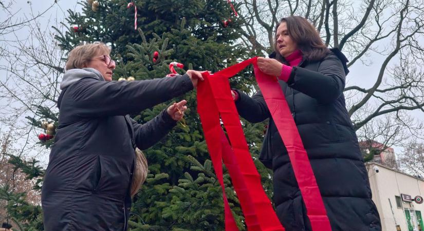 Közösségi karácsonyfa díszítés Fehérváron (galéria)