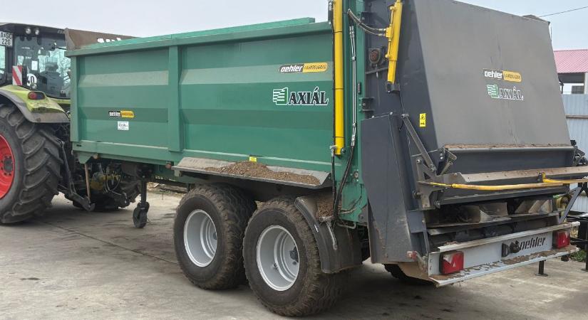 Megbízhatóság, pontosság: ezt tudja az Oehler STT 130M szervestrágyaszóró – gazdariport