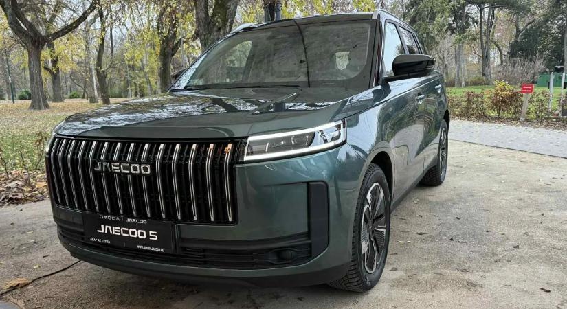 Folytatódik a Jaecoo hazai térhódítása – Már itthon az 5-ös!