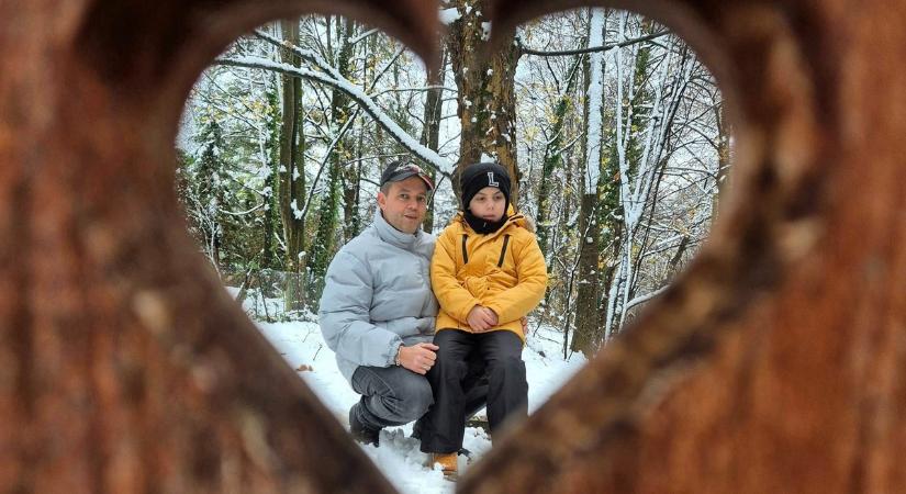 Fehérbe öltözött a táj, ami megdobogtatta Léni, az autista kisfiú szívét