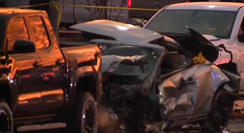 Terhes barátnője is odaveszett: Tinédzser okozott 12 autós tömegkarambolt