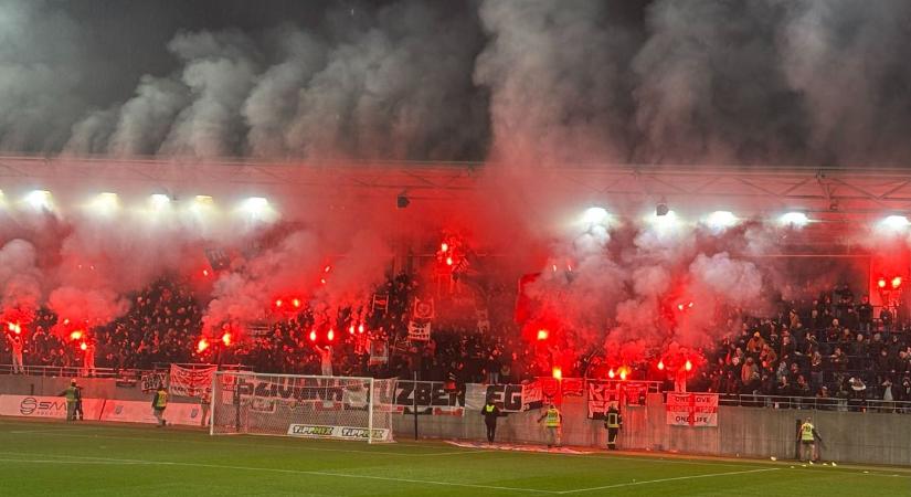 Mentő vitte kórházba a vérző fejű szurkolót – 42 éves kispesti kapus okozta a Vasas vesztét