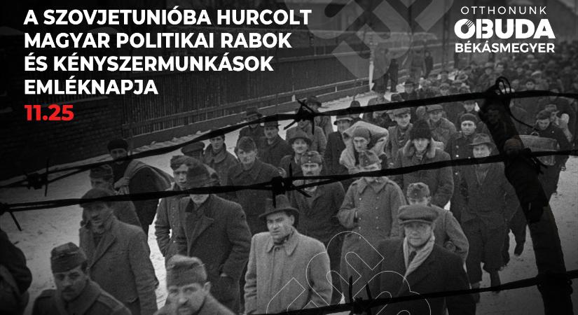 November 25. a Szovjetunióba hurcolt magyar politikai rabok és kényszermunkások emléknapja