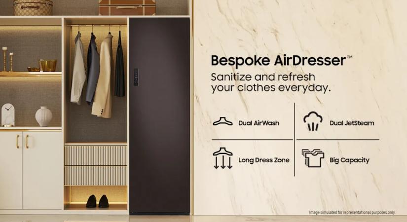 Felfrissíti a ruhákat ez az okosszekrény