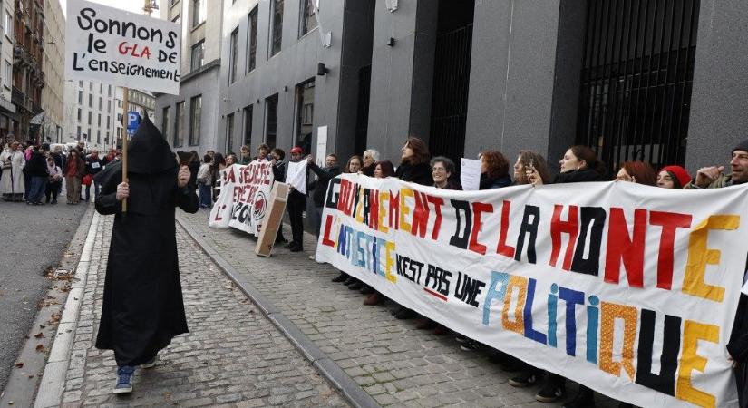 Hatalmas sztrájk kezdődött Belgiumban, napokra leáll az ország