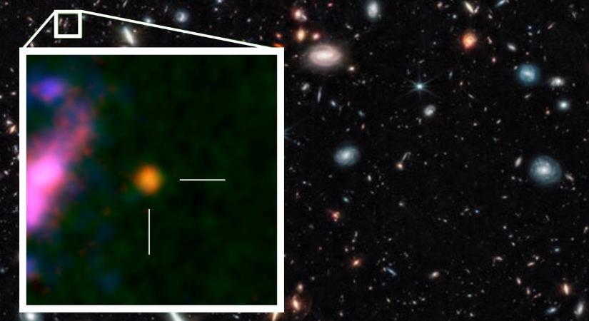 A James Webb teleszkp felfedezte az eddig ismert legidsebb fekete lyukat