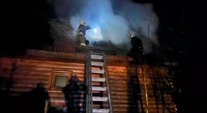 Kigyulladt egy szauna a Técsői járásban