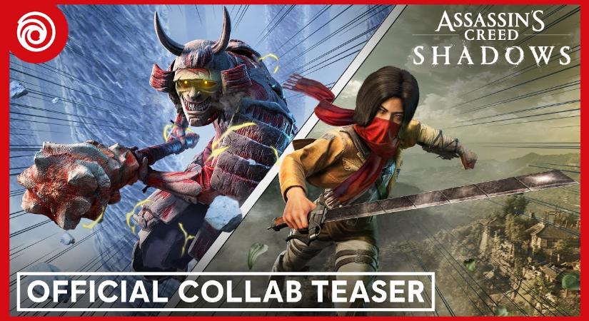 Attack on Titan tartalmak jnnek az Assassin's Creed Shadowsba