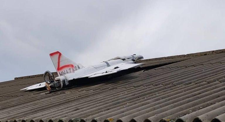 Z betűs orosz drón zuhant egy háztetőre Moldovában