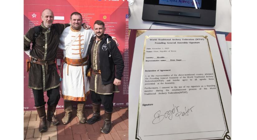 Felvidéki íjászok Koreában