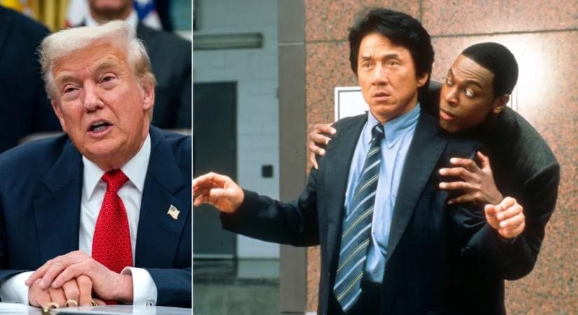 Donald Trump dörömböl a stúdió ajtaján: Az amerikai elnök feltámaszthatja Jackie Chan akcióvígjátékát