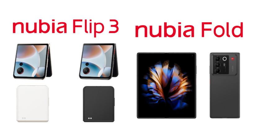 A Nubia Flip 3 mellett érkezik a márka első Fold telefonja is