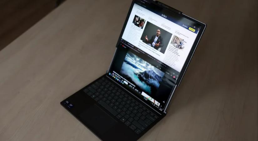 Itt a jövő: kipróbáltuk a Lenovo kitekerős kijelzőjű laptopját