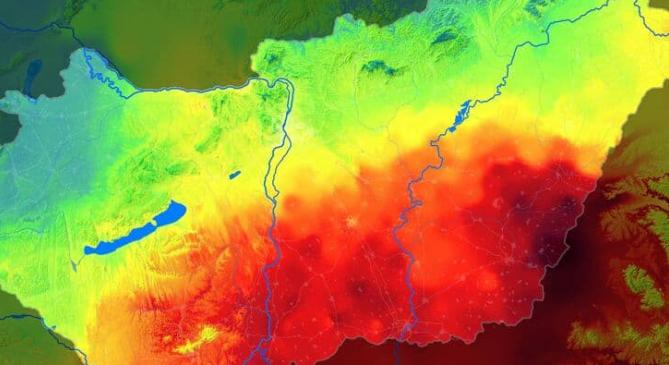16 fokos kontraszt alakult ki délre