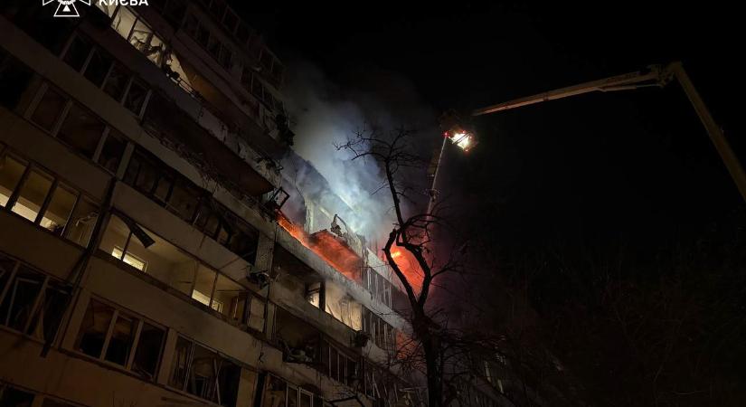 Tömeges támadás Kijev ellen: halottak és sebesültek