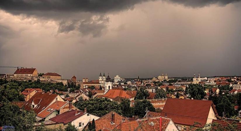 Olyat húzott az időjárás Hevesben, hogy rögtön országos hír lett