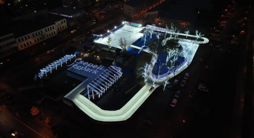 Jeges premier: kétszintes korcsolyapálya Csepelen