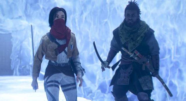 Naoe és Yasuke a Titánok ellen, traileren az új AC Shadows crossover