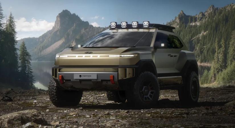 Hyundai Crater-koncept: kompakt SUV, amely az apokalipszist is túléli