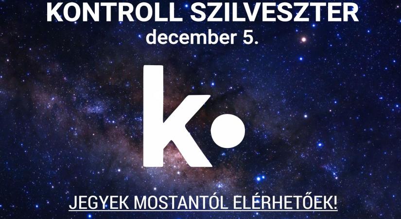 Elindult a jegyértékesítés a Kontroll 2025-ös szilveszteri műsorára!