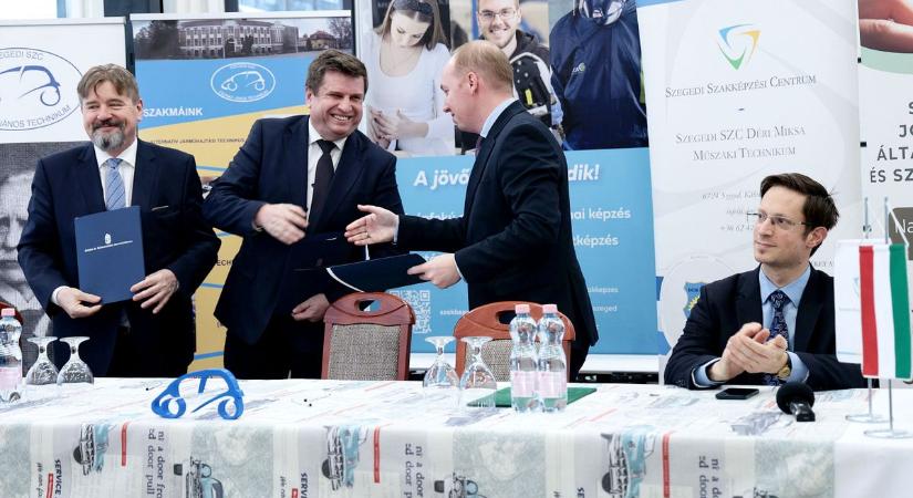 Több milliárd forinttal erősítik a szakképzést Szegeden, a régió legnagyobb projektjeihez képeznek munkaerőt