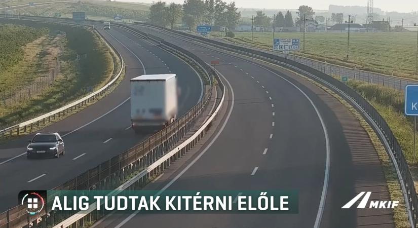 Sokk az M35-ösön: kilométereken át hajtott szemben a forgalommal!