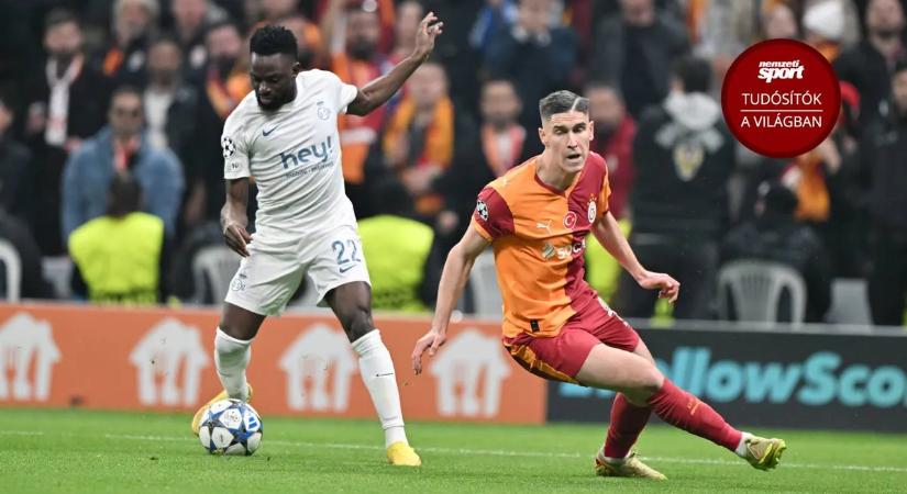 Megszakadt Sallaiék győzelmi sorozata a BL-ben, a belga bajnok nyert a Galata otthonában