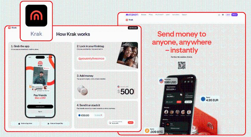 Mehet a munkabér utalás, a kártyás fizetés kriptóval és készpénzzel is – ezt kínálja a Krak