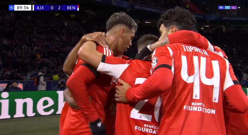 Végre megvan José Mourinho első BL-győzelem (régi-)új Benfica-edzőként